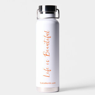 Das Leben ist eine schöne Orange Business Blog Mar Trinkflasche