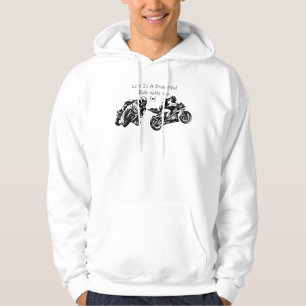 Das Leben ist eine schöne Reise mit dir, Personali Hoodie