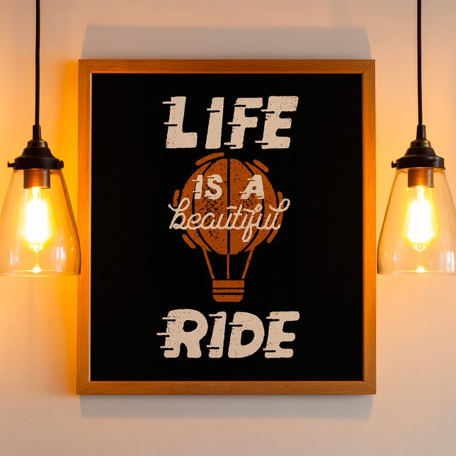 Das Leben ist eine schöne Reise Poster (Von Creator hochgeladen)