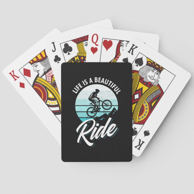 Das Leben ist eine schöne Reise Spielkarten (Rückseite)