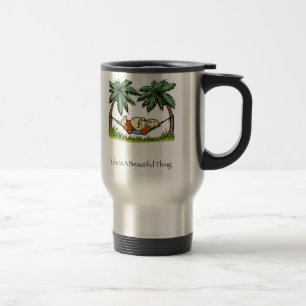 Das Leben ist eine schöne Sache-Reise-Tasse Reisebecher