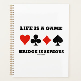 Das Leben ist eine Spielbrücke ist ernsthafte vier Planer