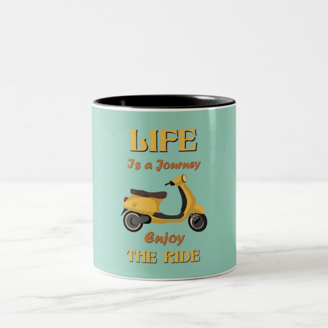 Das Leben ist eine Tasse für den Reisekaffee (Mittel)