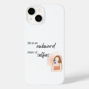 Das Leben ist eine unangenehme Kette von Selbstsuc Case-Mate iPhone 14 Hülle