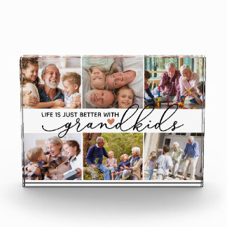 Das Leben ist einfach besser mit Großkindern Fotoblock