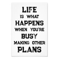 Das Leben ist... Funny Motivierend Zitat