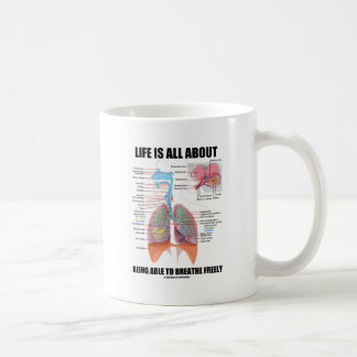 Das Leben ist ganz über In der Lage sein, frei zu Tasse