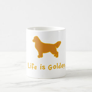 Das Leben ist golden Tasse