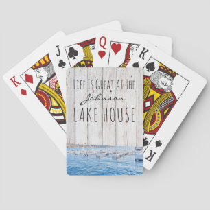 Das Leben ist großartig am Personalisierten Lakeho Spielkarten