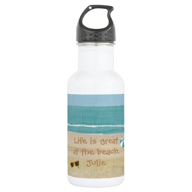 Das Leben ist große Trinkflasche (Vorderseite)