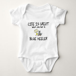 Das Leben ist großes blaues Heeler Baby Strampler