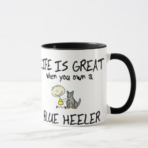 Das Leben ist großes blaues Heeler Tasse