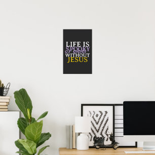 DAS LEBEN IST GRUSelig OHNE JESUS Poster