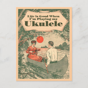 Das Leben ist gut 1 Postkarte