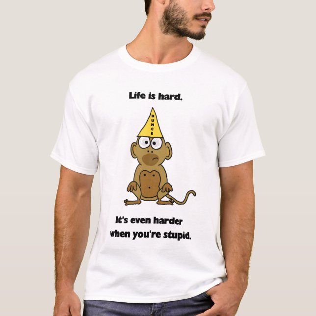 Das Leben ist harter T - Shirt (Vorderseite)