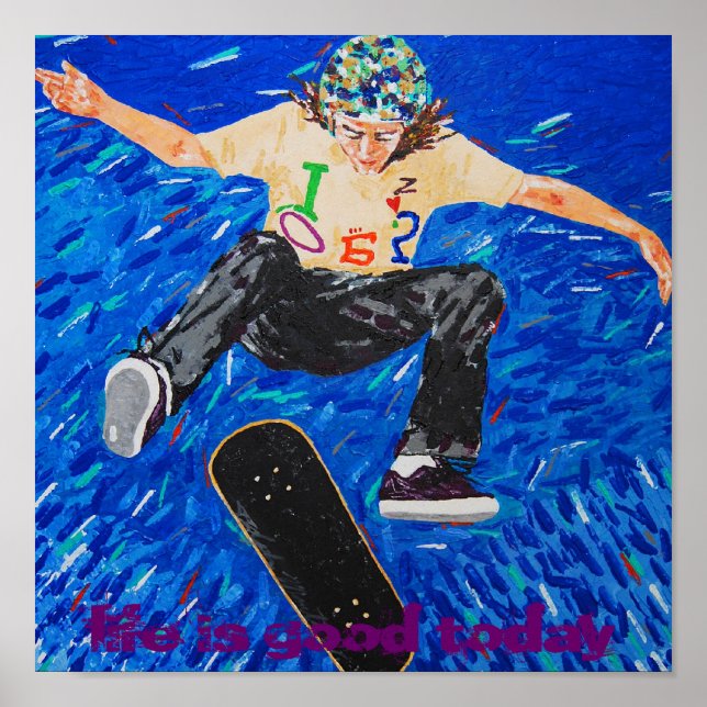 Das Leben ist heute gut Poster (Vorne)