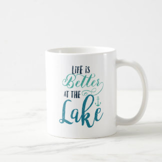 Das Leben ist in dem See besser Kaffeetasse