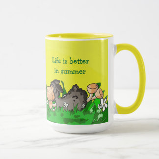 Das Leben ist in der Sommer-Tasse besser Tasse