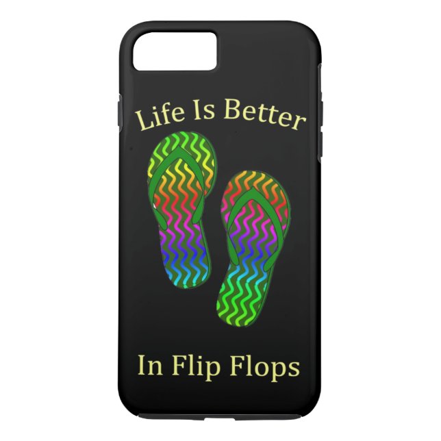 Das Leben ist in Flip Flops besser Case-Mate iPhone Hülle (Rückseite)