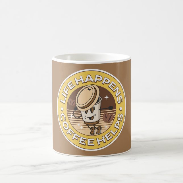 Das Leben ist, Kaffee hilft Kaffeetasse (Mittel)
