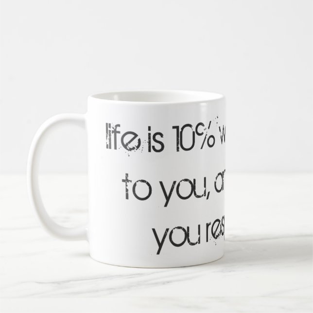 Das Leben ist... Kaffeetasse (Links)