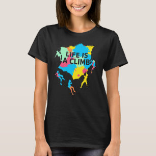 Das Leben ist Klettersteige Klettersteig Kletterst T-Shirt