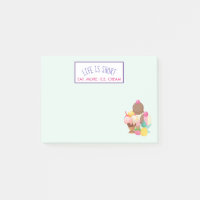 Das Leben ist Kurz Essen Mehr Eis