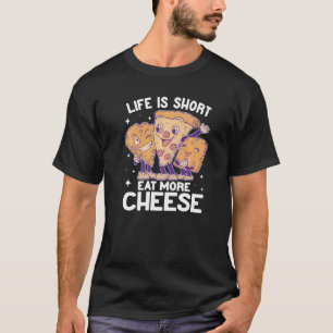 Das Leben ist Kurz Pizza lustig für Männer Gouda K T-Shirt