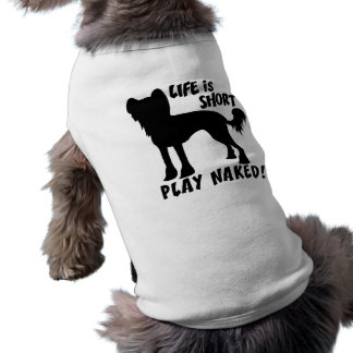 Das Leben ist Kurz. Spiel naked! chinesischer Tee T-Shirt