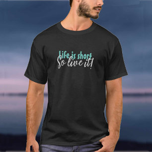 Das Leben ist Kurz T-Shirt
