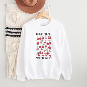 Das Leben ist kurz, um es zu süß Boho Inspiration  Sweatshirt