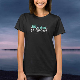 Das Leben ist Kurzer T - Shirt