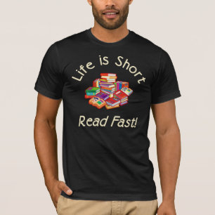 Das Leben ist kurzes dunkles amerikanisches Kleid T-Shirt