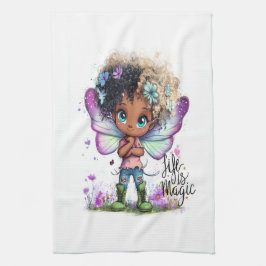 Das Leben ist Magic Lil'Fairy Küchentücher. Geschirrtuch
