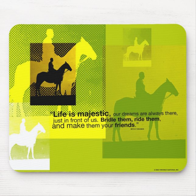 Das Leben ist majestätisch Mousepad (Vorne)