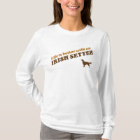 Das Leben ist mit einem Irischen Setter besser
