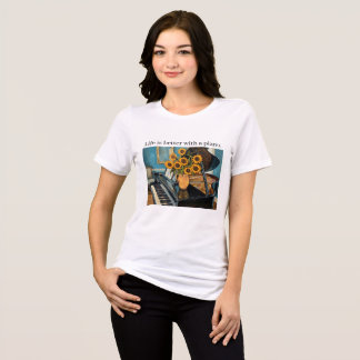Das Leben ist mit einem Klavier besser - schöne Ku Tri-Blend Shirt