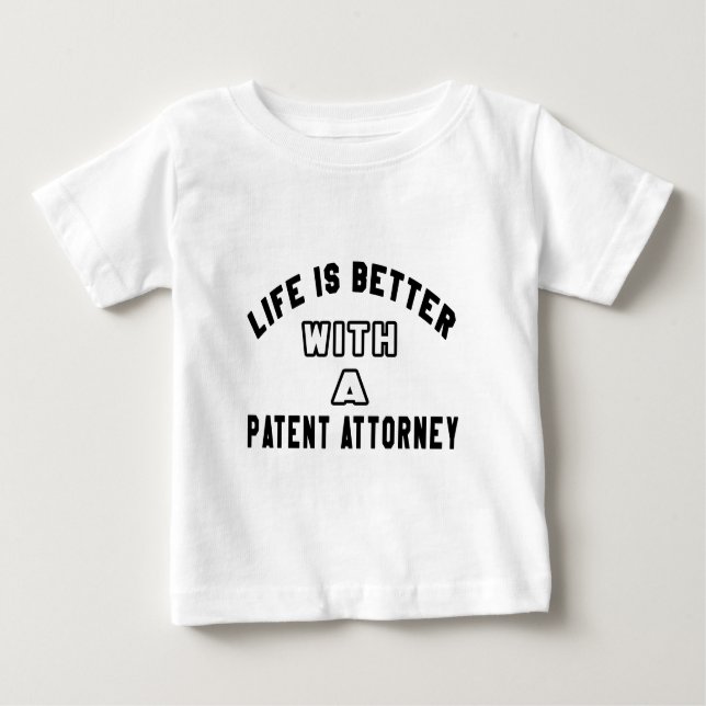 Das Leben ist mit einem Patentanwalt besser Baby T-shirt (Vorderseite)