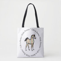Das Leben ist mit Pony-Tasche besser