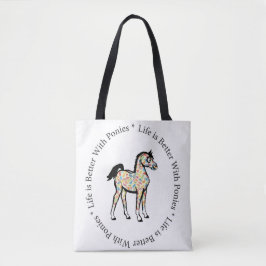 Das Leben ist mit Pony-Tasche besser