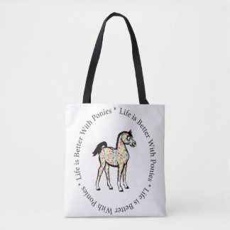 Das Leben ist mit Pony-Tasche besser