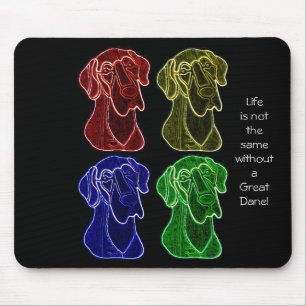 "Das Leben ist nicht das gleiche" Mousepad