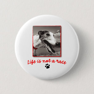 Das Leben ist NICHT ein Rennen Button