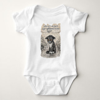 "Das Leben ist nicht so hart, einfach kleine Schri Baby Strampler