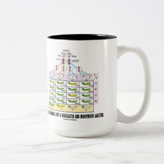 Das Leben ist nichts aber ein getrenntes Zweifarbige Tasse