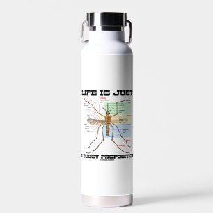 Das Leben ist nur ein buggy Vorschlag Mücken Humor Trinkflasche