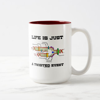 Das Leben ist nur ein geflecktes Ereignis (DNA-Rep Zweifarbige Tasse