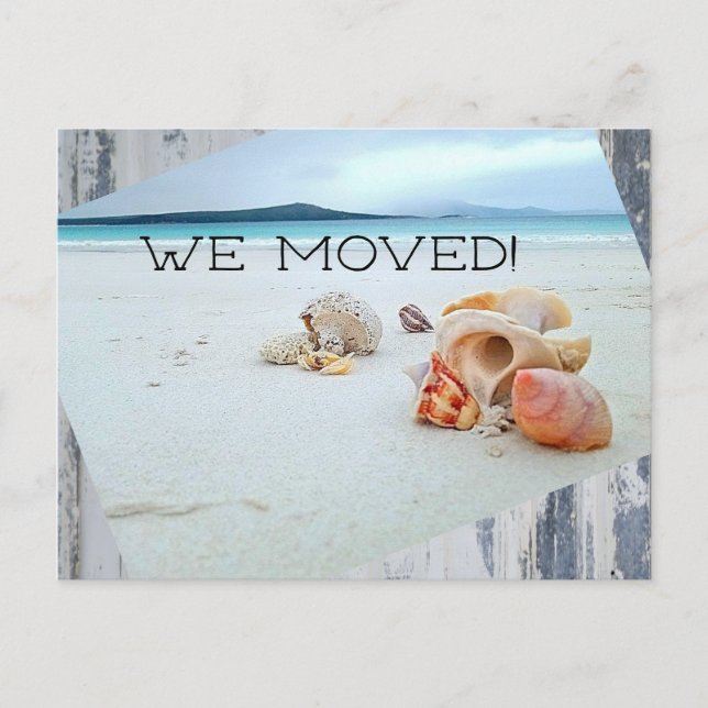 Das Leben ist nur ein Strand Postkarte (Vorderseite)