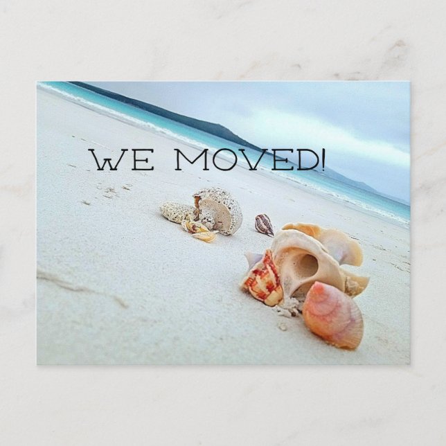 Das Leben ist nur ein Strand Postkarte (Vorderseite)