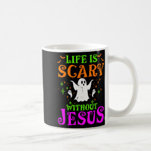 Das Leben ist ohne Jesus furchtbar, christliches H Kaffeetasse